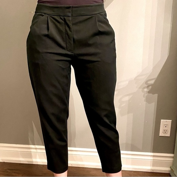 Aritzia Wilfred Black Cropped Trousers - Picture 9 of 9